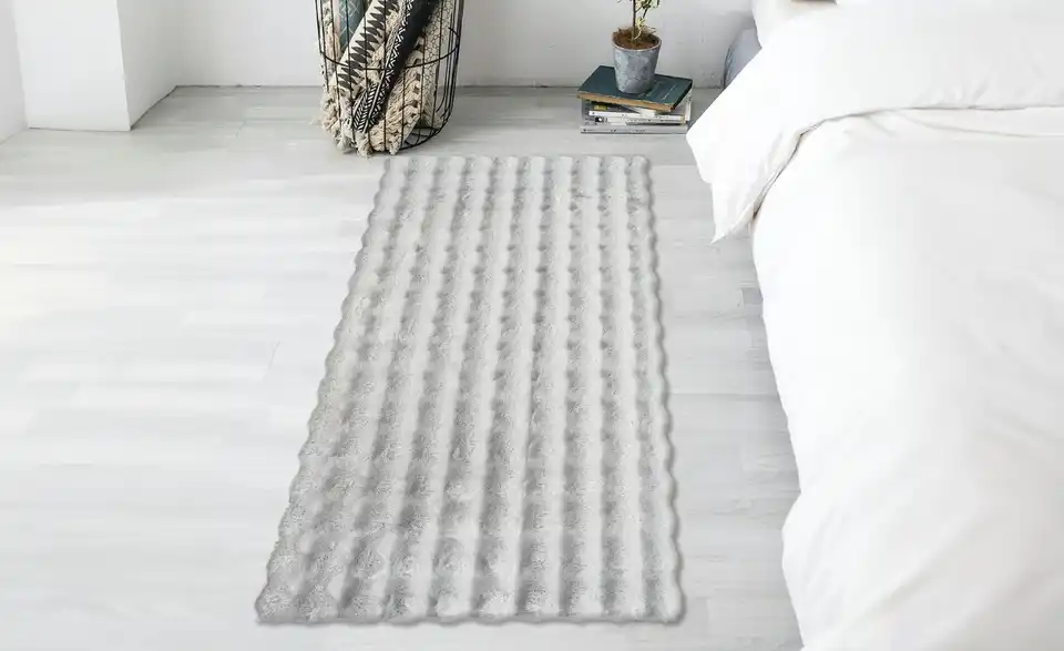 como Webteppich Bunny Bubble, in Wohnsituation