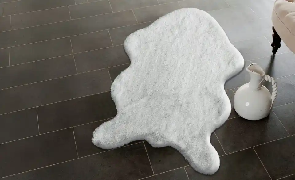 como Kunstfell Bunny Soft 60 x 90, in Wohnsituation