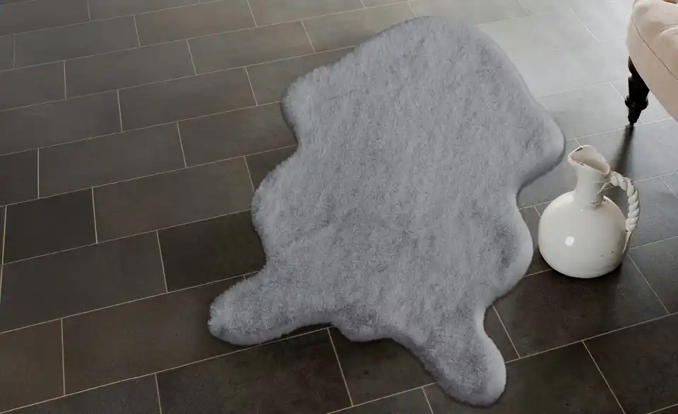 como Kunstfell Bunny Soft 60 x 90, in Wohnsituation