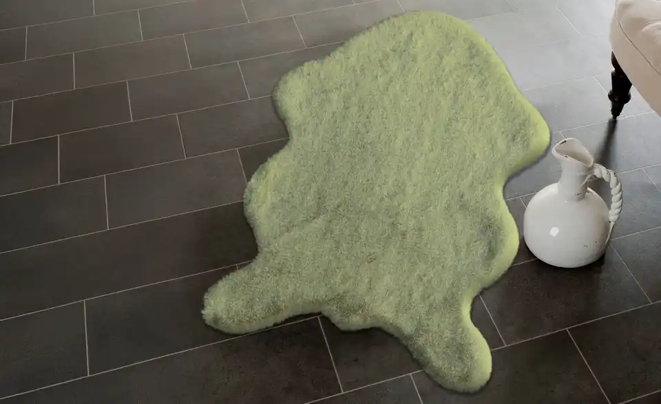 como Kunstfell Bunny Soft 60 x 90, in Wohnsituation