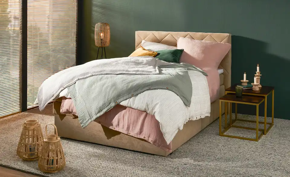 como Musselin Bettwäsche, in Wohnsituation