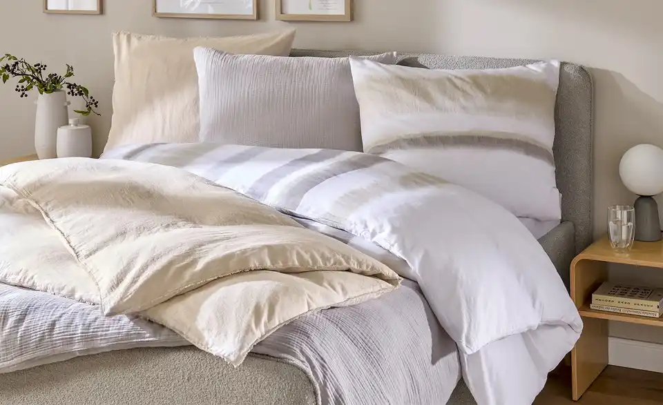 como Musselin Bettwäsche, in Wohnsituation