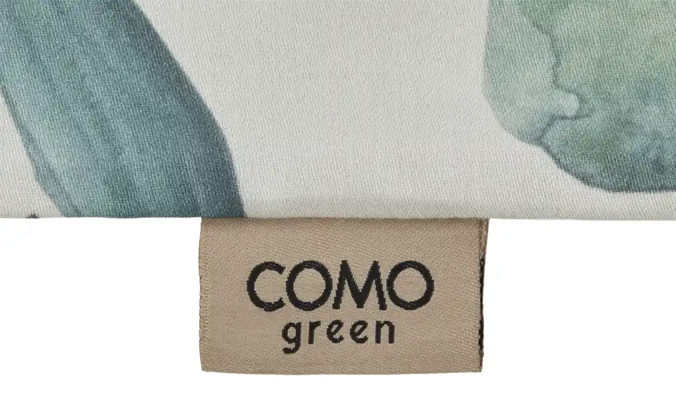 Como Green Satin Bettwäsche Eucalyptus, Detailansicht