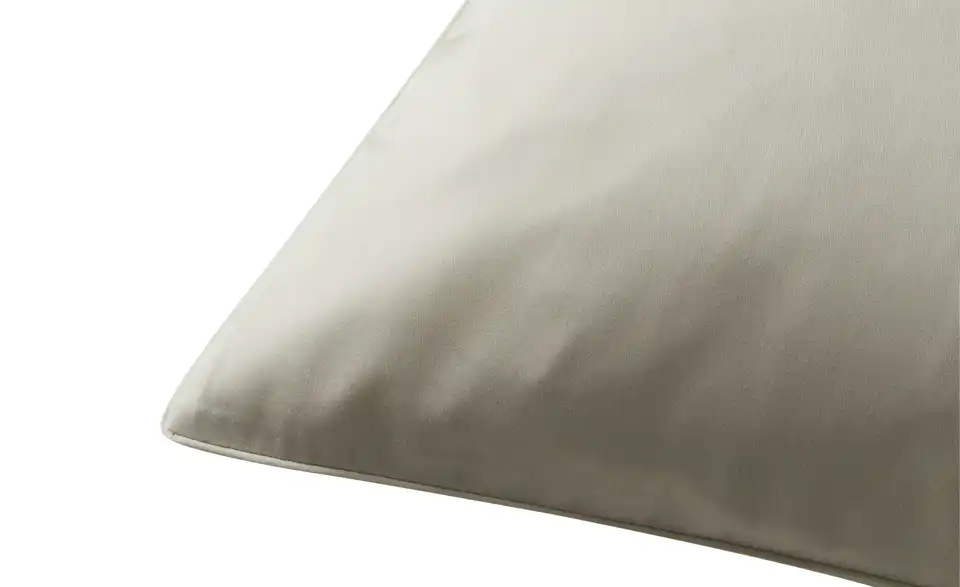 Como Green Satin Bettwäsche Uni, Detailansicht