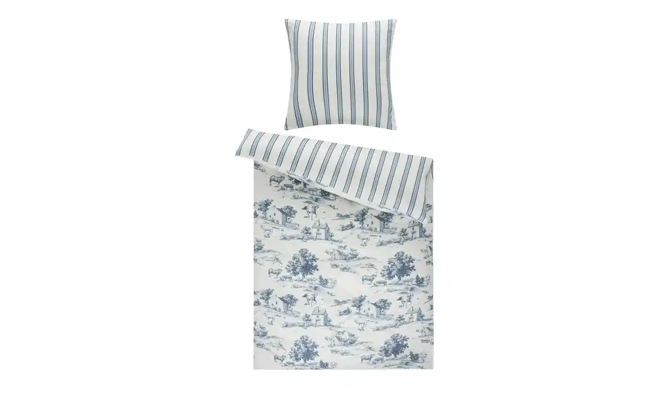 como Satin Wende-Bettwäsche Toile, Rückansicht