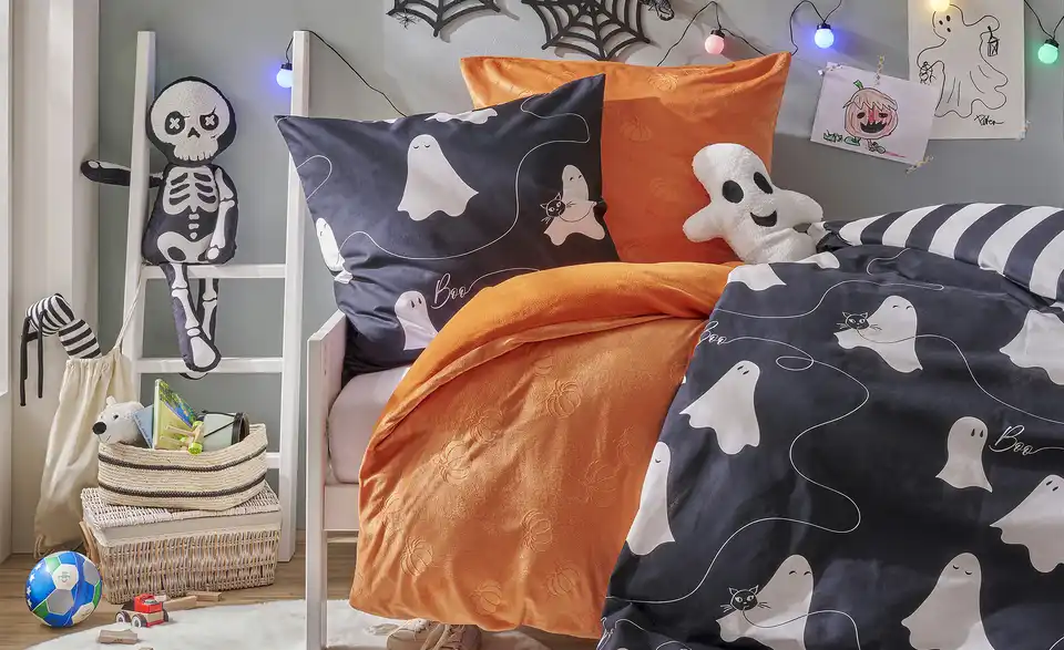 como Renforcé Wende-Bettwäsche Ghosts, in Wohnsituation