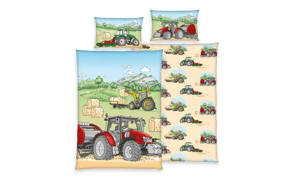 Herding Bettwäsche-Set Traktor