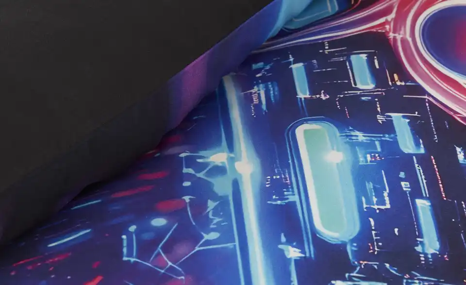 como Mako-Satin Wende-Bettwäsche Gamer, Detailansicht