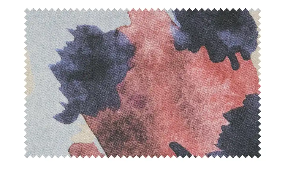 indigo Mako-Satin Bettwäsche Animalistic, Stoffstruktur