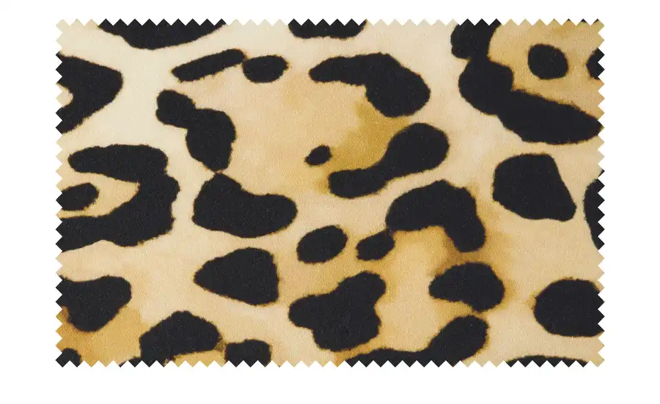 indigo Mako-Satin Wende-Bettwäsche Leo Love, Stoffstruktur