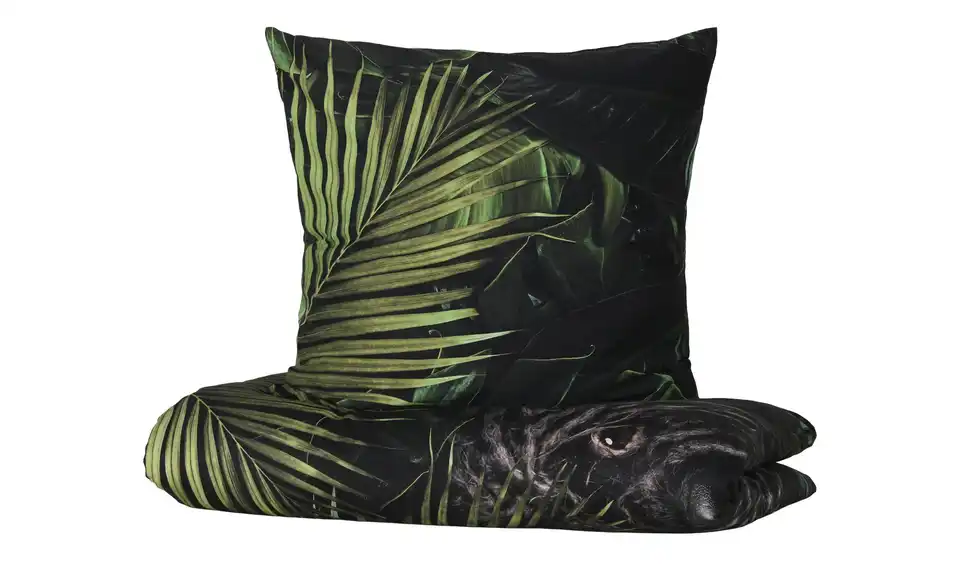 indigo Mako-Satin Wende-Bettwäsche, Perspektive