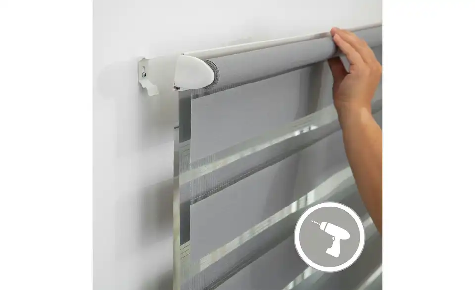 Lichtblick Duo-Rollo Klemmfix, Detailansicht