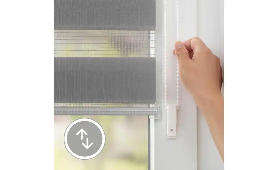 Lichtblick Duo-Rollo Klemmfix, Funktionsansicht