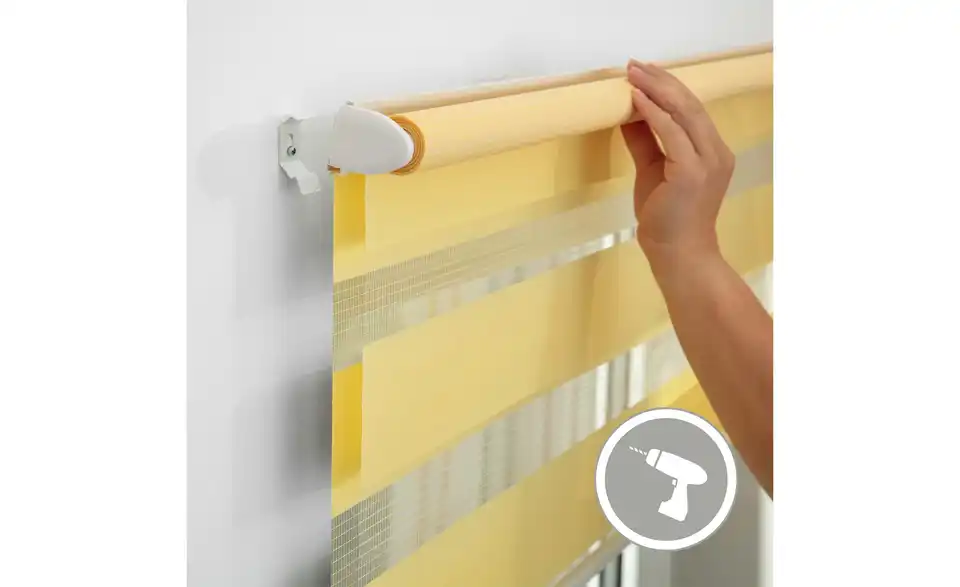 Lichtblick Duo-Rollo Klemmfix, Detailansicht