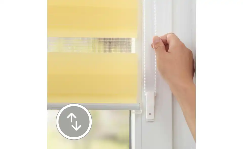 Lichtblick Duo-Rollo Klemmfix, Funktionsansicht