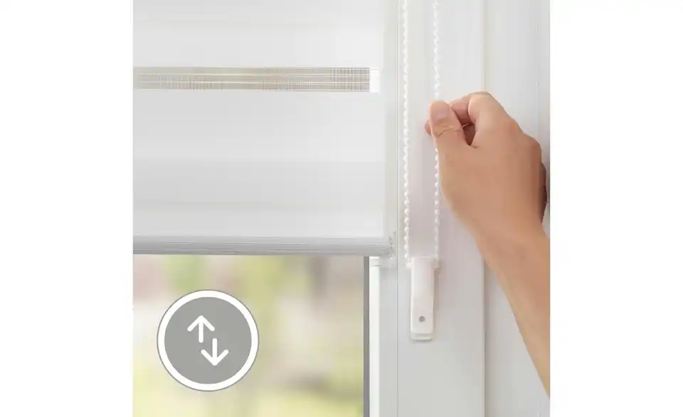 Lichtblick Duo-Rollo Klemmfix, Funktionsansicht