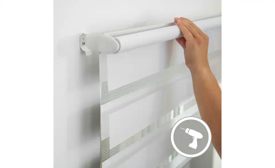 Lichtblick Duo-Rollo Klemmfix, Detailansicht