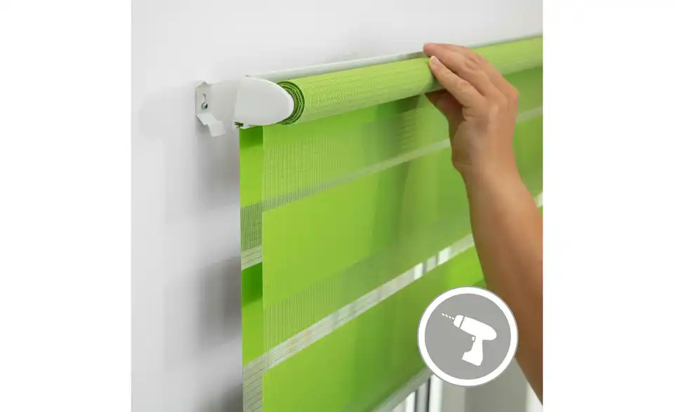 Lichtblick Duo-Rollo Klemmfix, Detailansicht