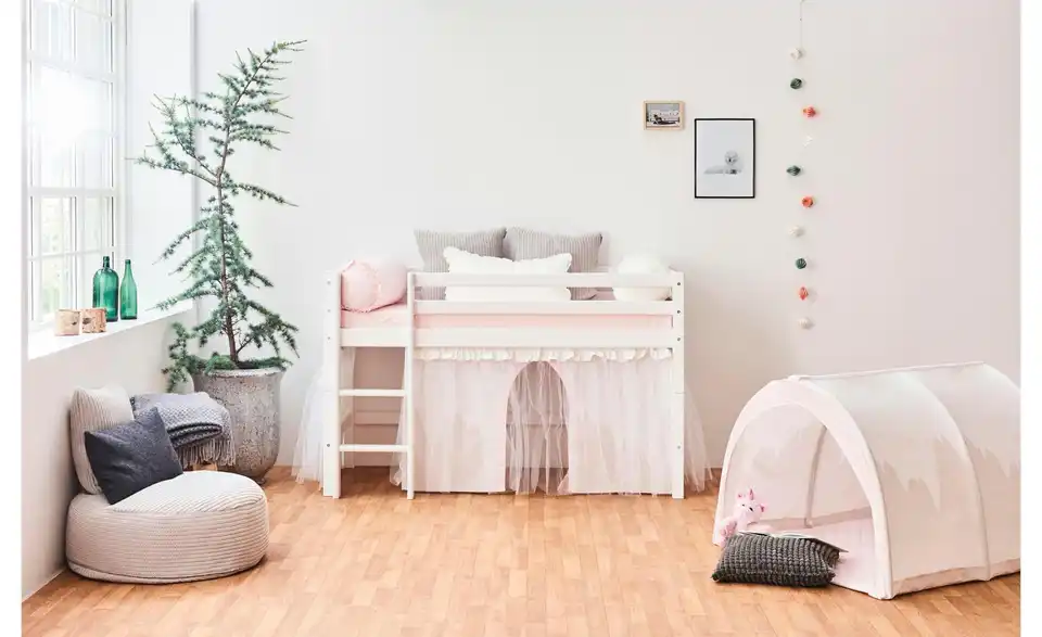 Hoppekids Vorhang für Spielbett 70x160 Winter Wonderland, in Wohnsituation