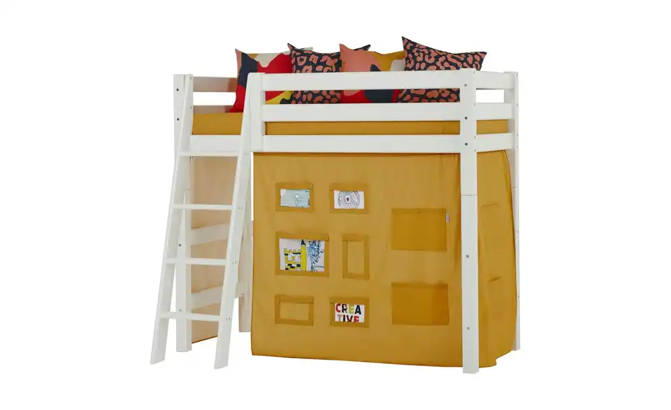 Hoppekids Vorhang Mittelhochbett 70x160 Creator, Funktionsansicht