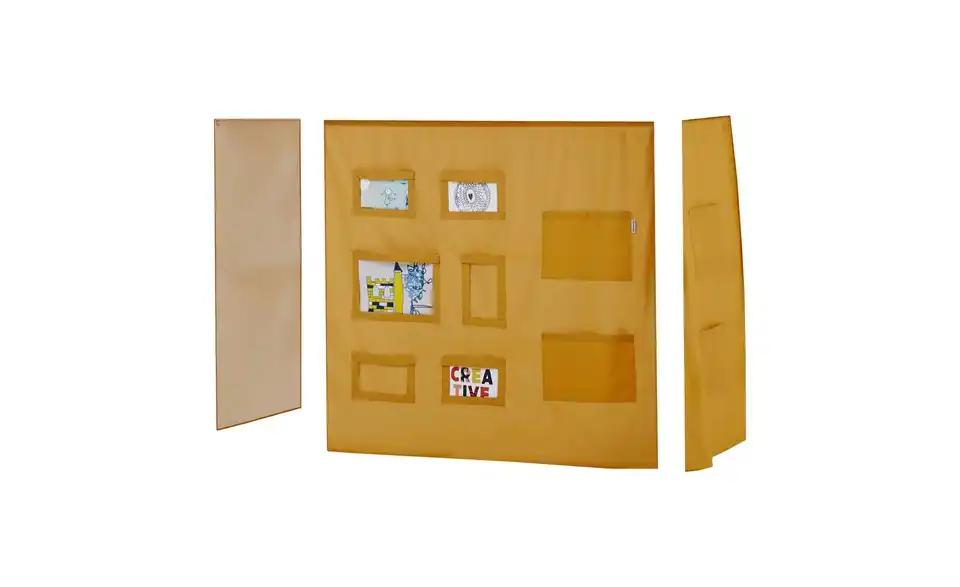 Hoppekids Vorhang Mittelhochbett 70x160 Creator, Frontansicht