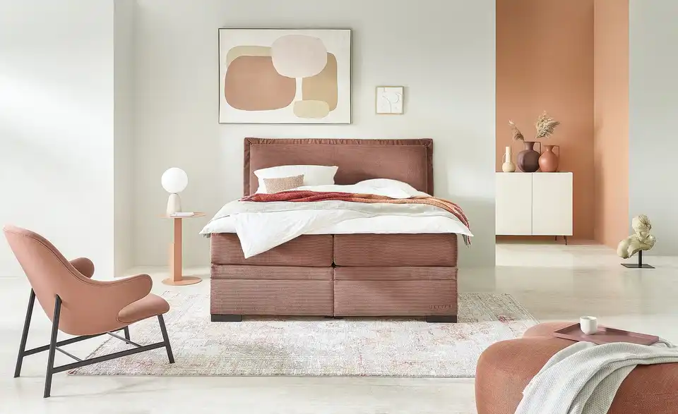 Jette Home Boxspringbett mit Bettkasten Adapt, in Wohnsituation