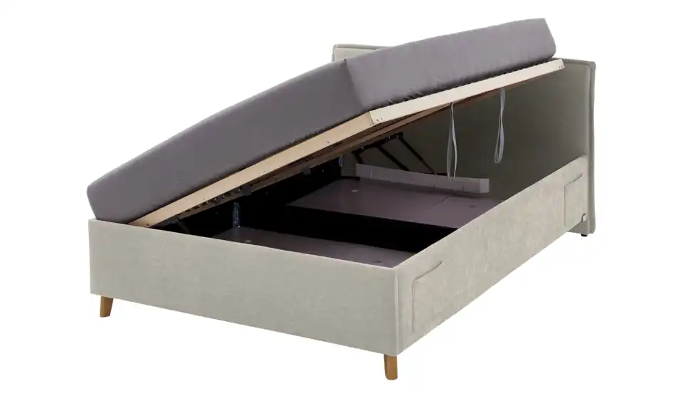 Polsterbett Fun mit trendiger Kederumrahmung, Funktionsansicht