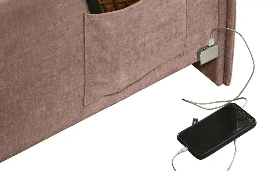 Polsterbett Fun mit trendiger Kederumrahmung, Detailansicht