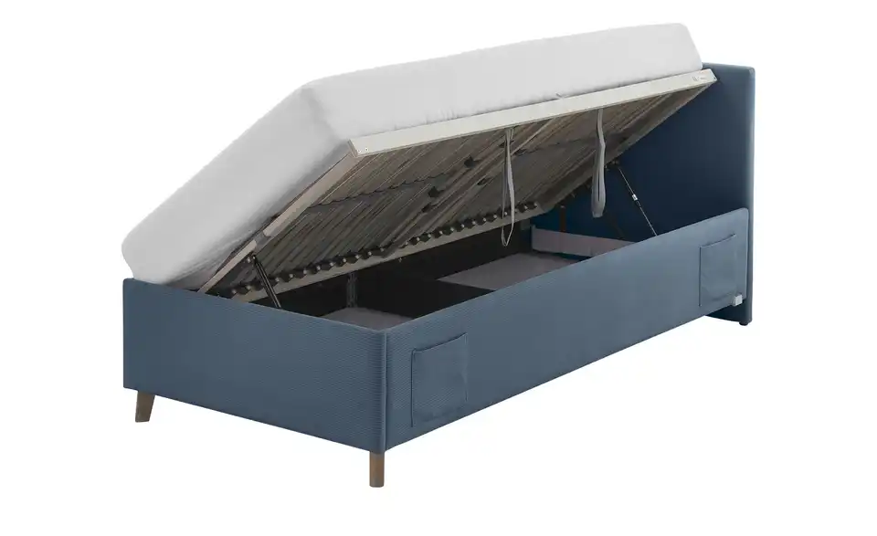 Polsterbett Cool in Cord, Funktionsansicht