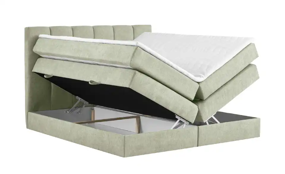 Boxspringbett Leeds mit Bettkasten, Funktionsansicht