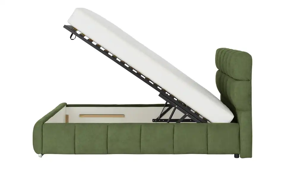 Polsterbett Savio mit Bettkasten, Funktionsansicht