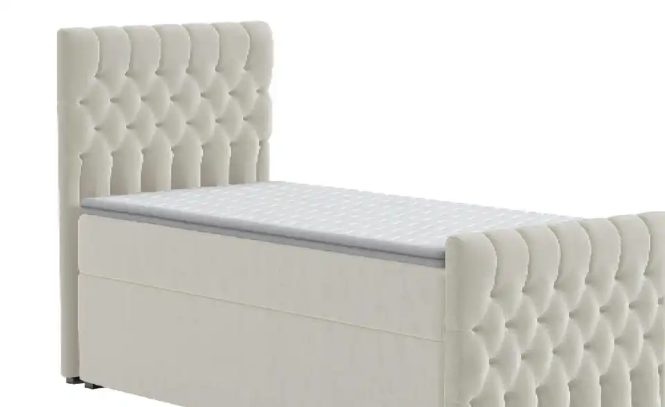 Boxbett Belek King mit Bettkasten und Fußteil, Detailansicht