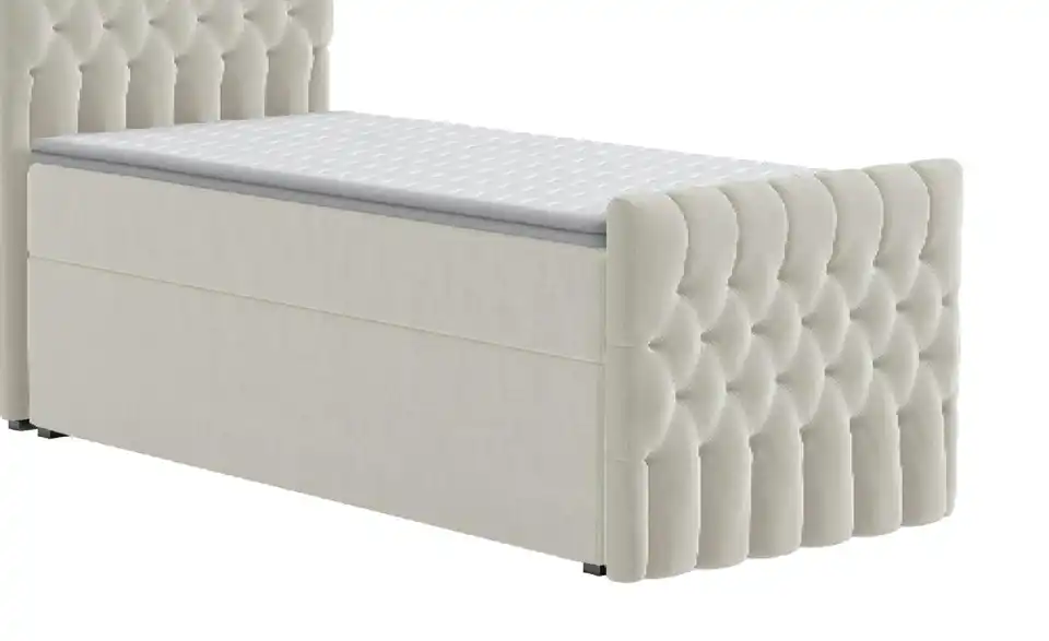 Boxbett Belek King mit Bettkasten und Fußteil, Detailansicht