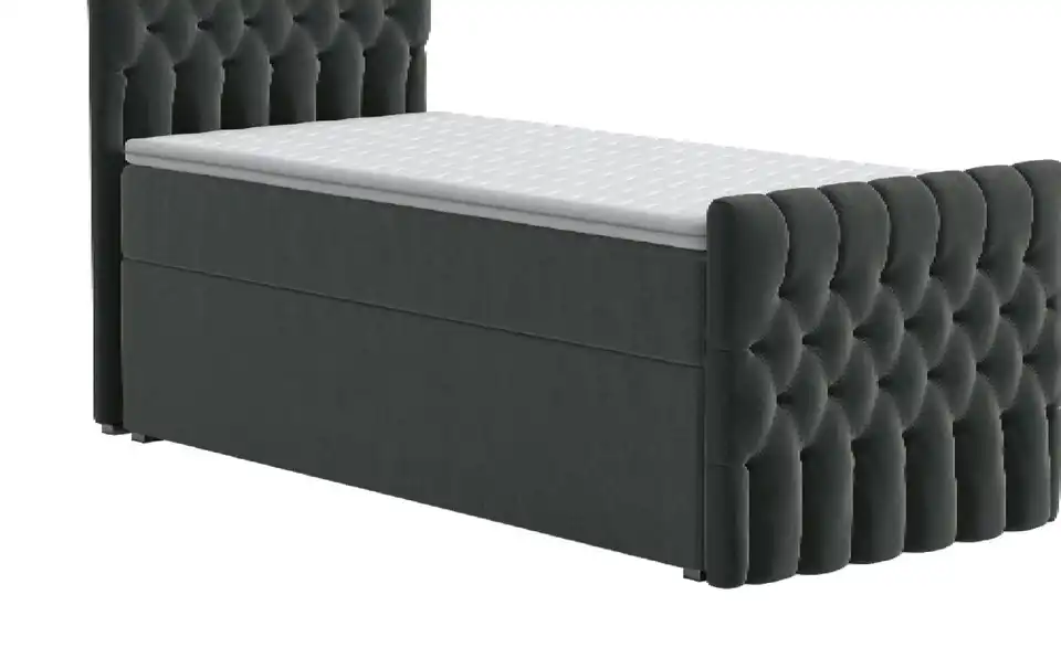 Boxbett Belek King mit Bettkasten und Fußteil, Detailansicht