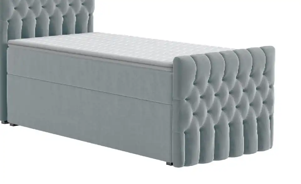 Boxbett Belek King mit Bettkasten und Fußteil, Detailansicht