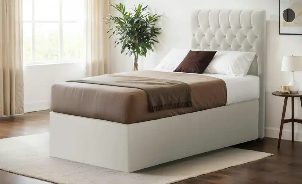 Boxbett Belek mit Bettkasten, in Wohnsituation