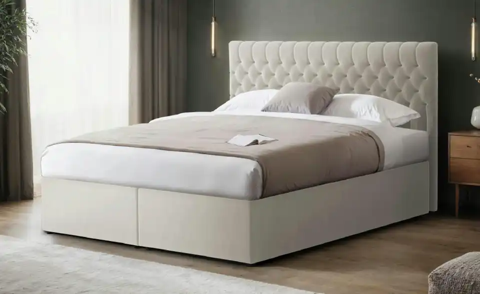 Boxbett Belek mit Bettkasten, in Wohnsituation