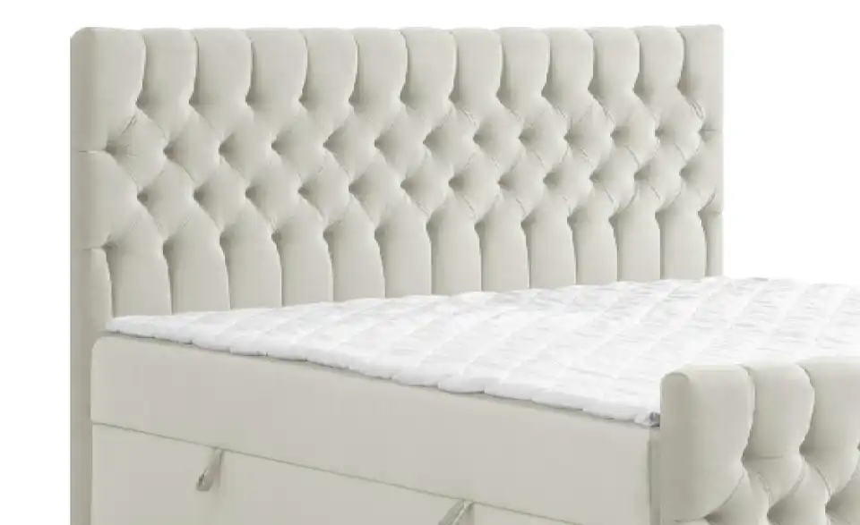 Boxbett Belek King mit Bettkasten und Fußteil, Detailansicht