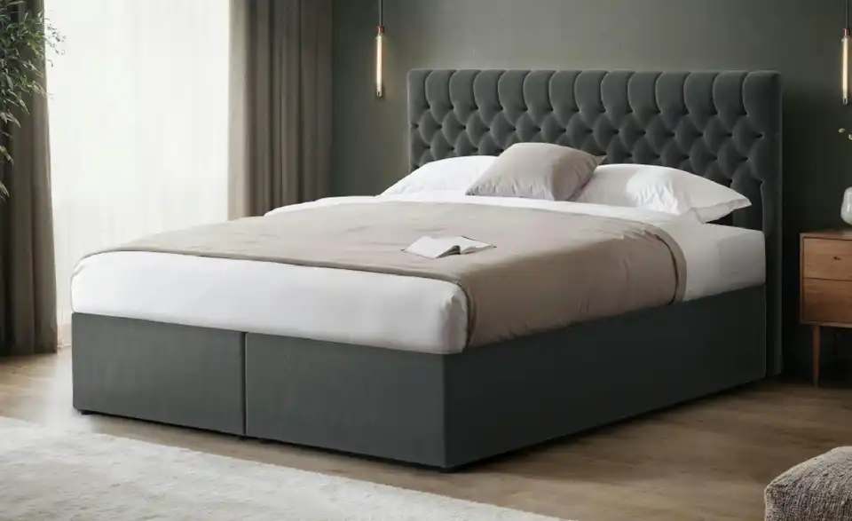 Boxbett Belek mit Bettkasten, in Wohnsituation