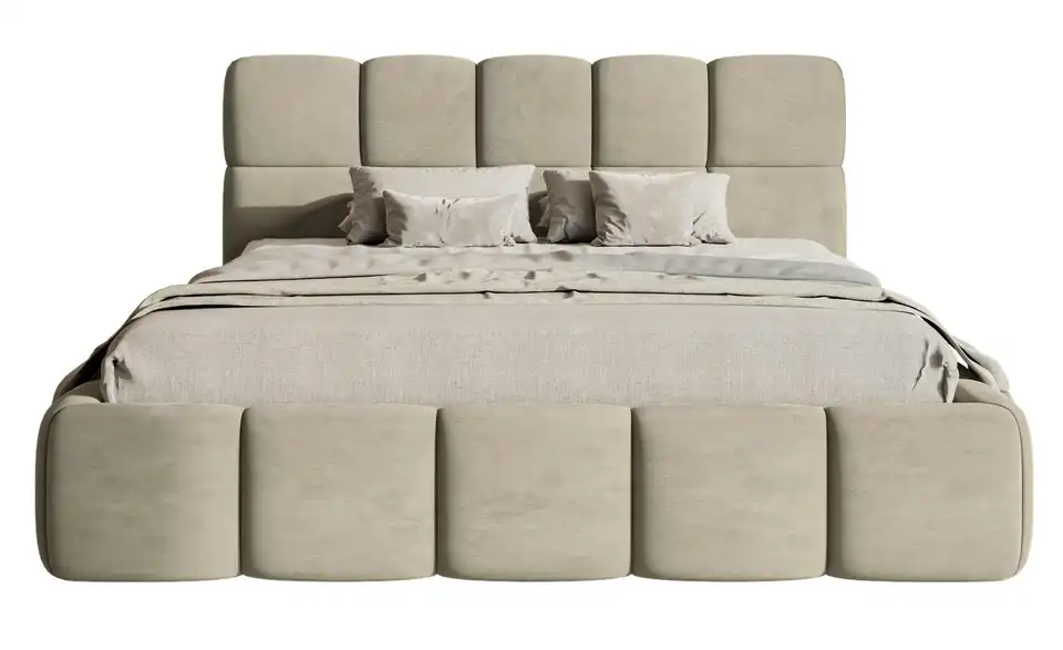 Selsey Polsterbett Cloudy mit Bettkasten, Frontansicht