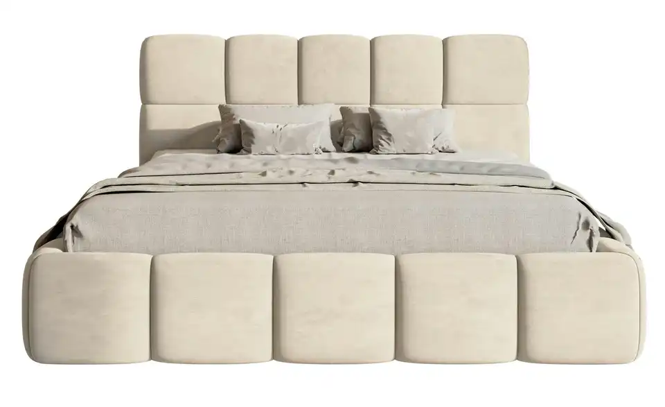 Selsey Polsterbett Cloudy mit Bettkasten, Frontansicht