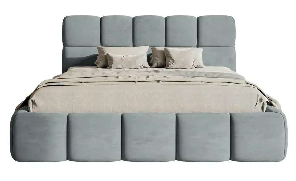Selsey Polsterbett Cloudy mit Bettkasten, Frontansicht