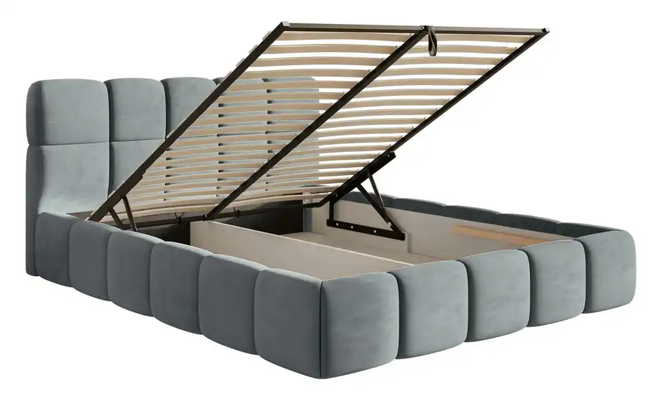 Selsey Polsterbett Cloudy mit Bettkasten, Funktionsansicht