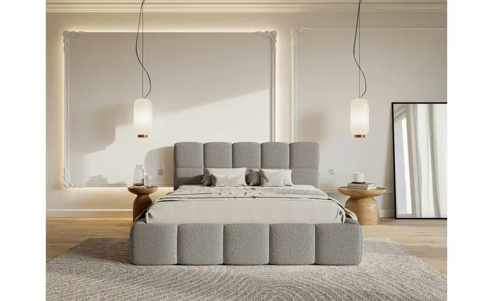Selsey Polsterbett Cloudy mit Bettkasten, in Wohnsituation