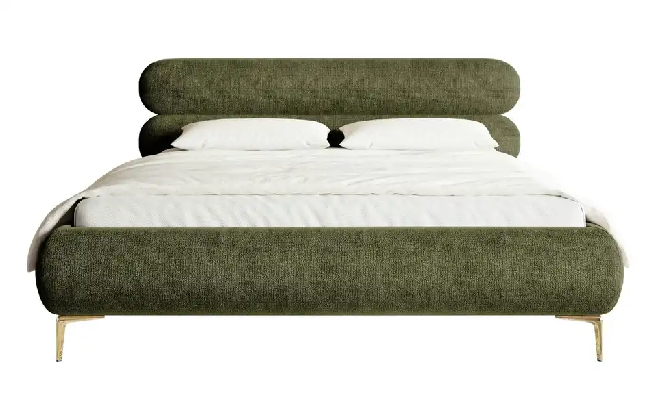 Selsey Polsterbett Roule in Chenille, Frontansicht