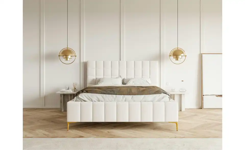 Selsey Polsterbett Szejlo mit Bettkasten, in Wohnsituation