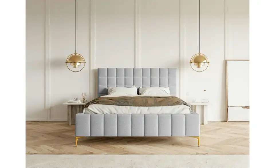 Selsey Polsterbett Szejlo mit Bettkasten, in Wohnsituation