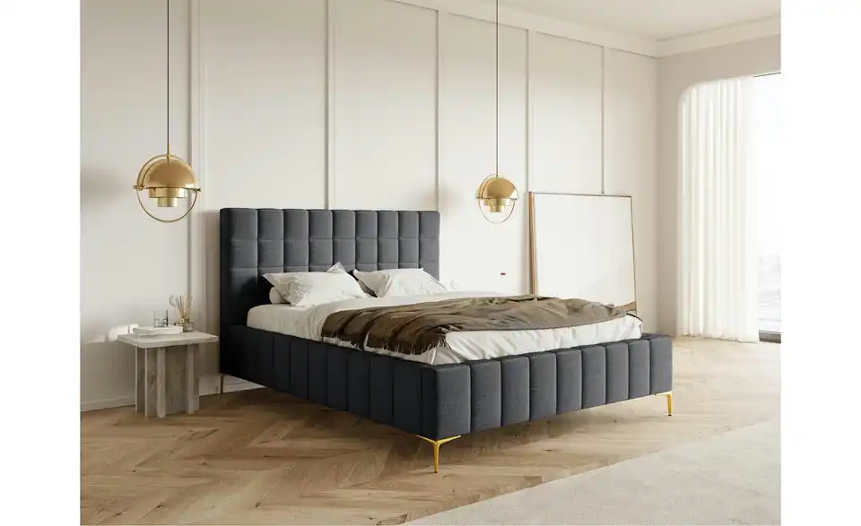 Selsey Polsterbett Szejlo mit Bettkasten, in Wohnsituation