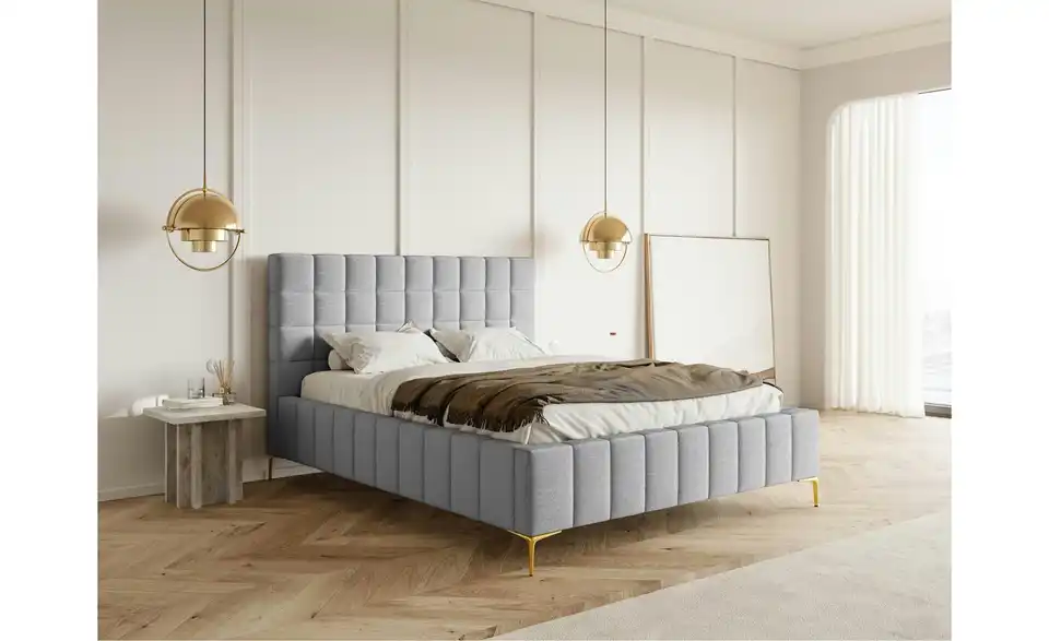 Selsey Polsterbett Szejlo mit Bettkasten, in Wohnsituation