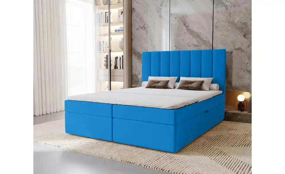 Boxbett mit Stauraum Nero Box, in Wohnsituation